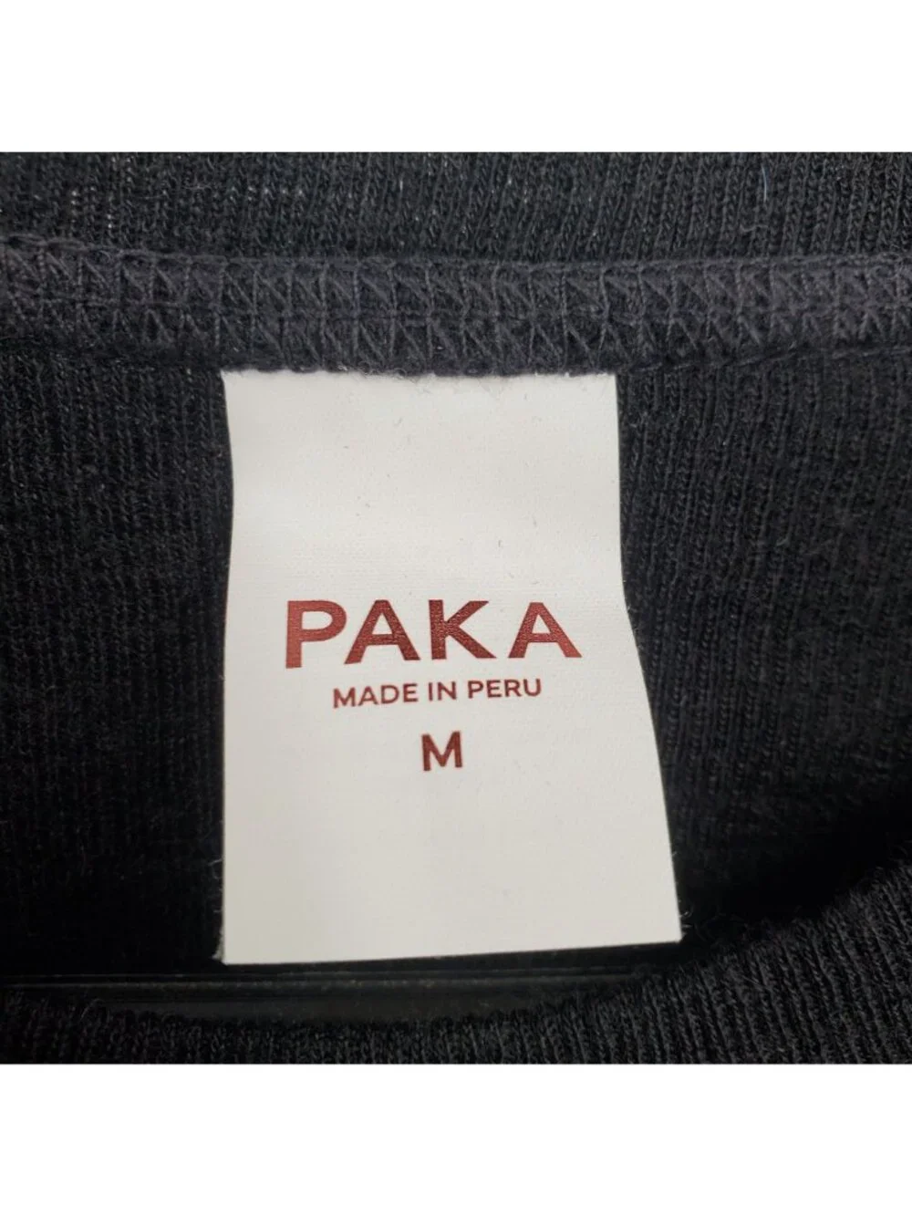 Paka 1.0 Thermal Crew Long Sleeve Top Women Size Medium NWT Royal Alpaca Blend - Picture 4 of 11